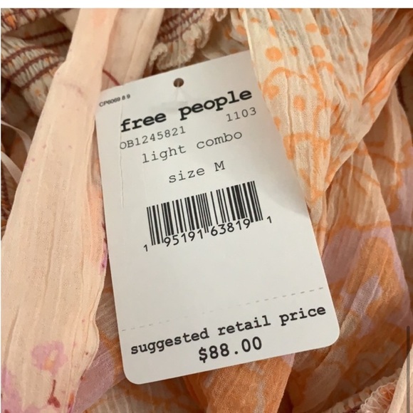 NWT Free People Brinkley Halter Top - Picture 6 of 9